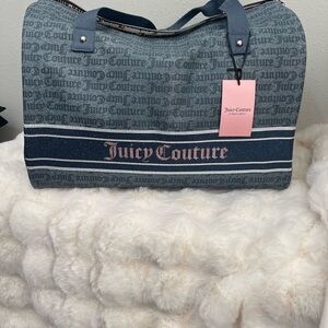 Juicy Couture Blue and Gray Women's Bag